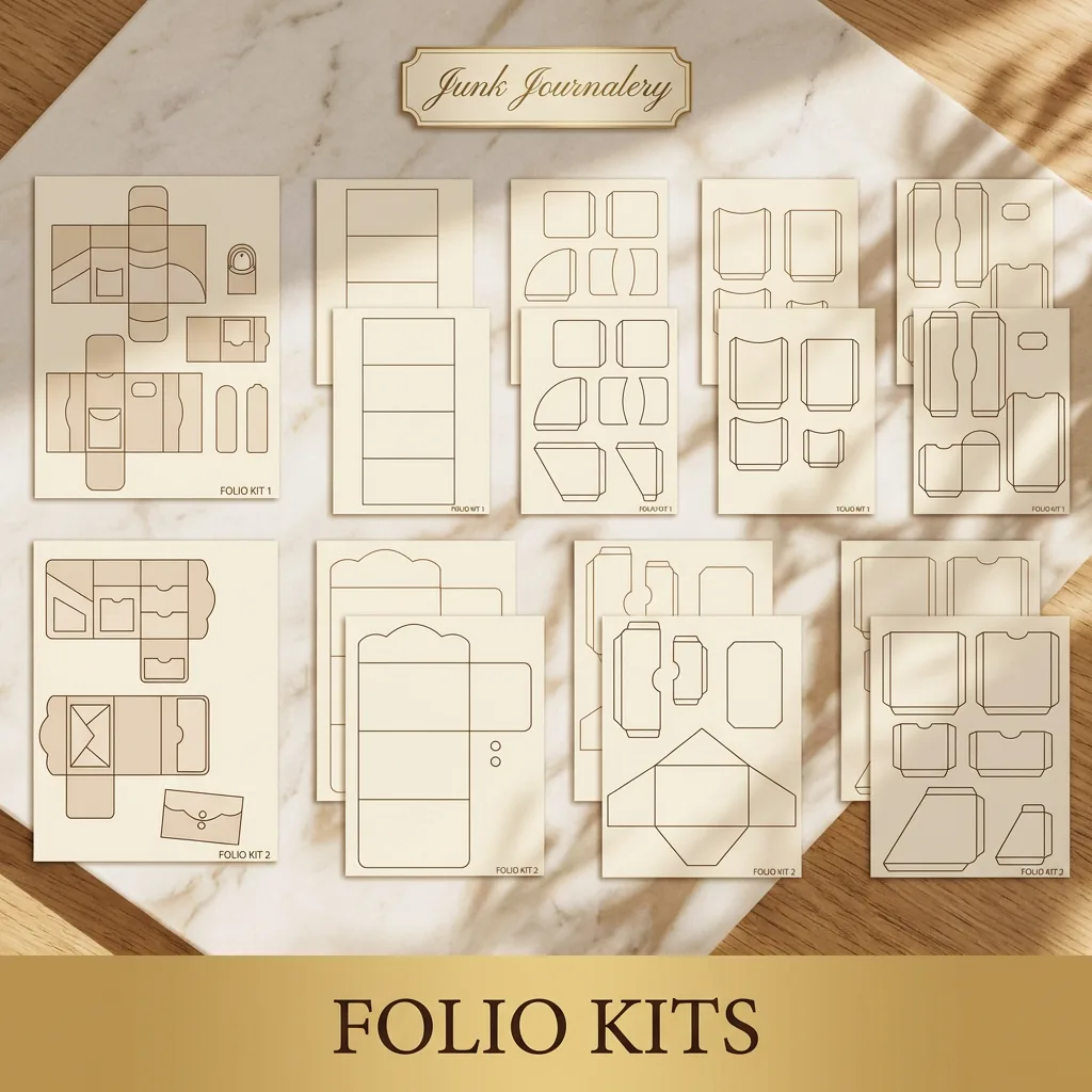 Junk Journal Chippy | Printable Templates Mega Kit